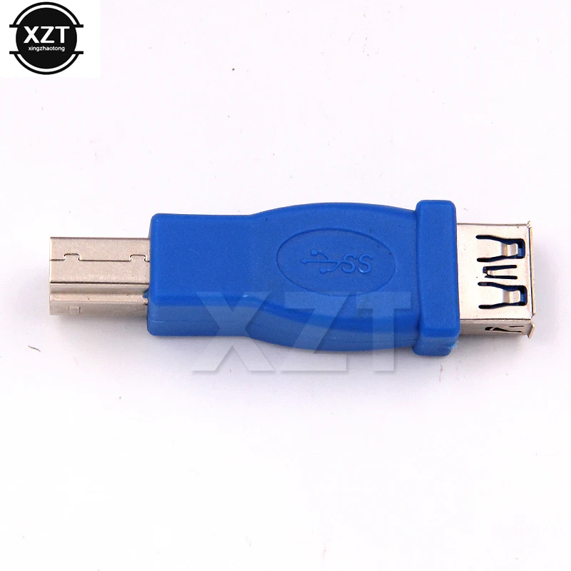 Новинка, переходник с USB 3,0 типа A мама на Тип B папа, переходник с USB 3,0, переходник AF на BM