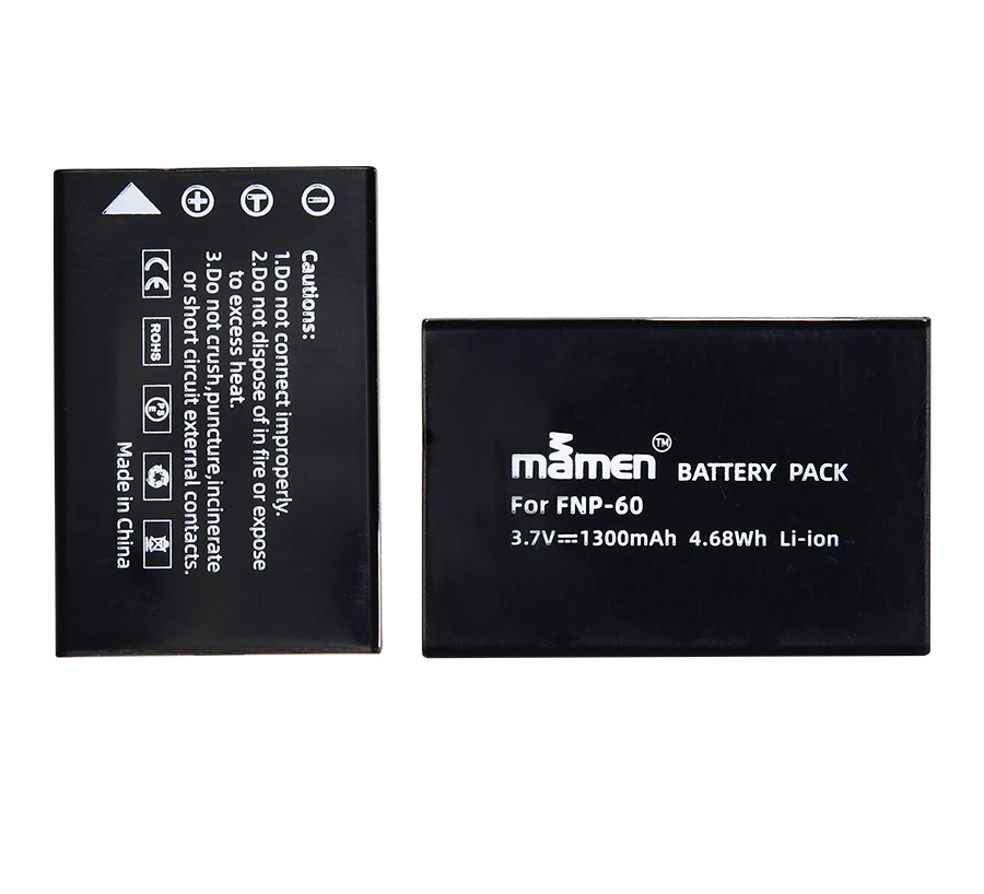 Mamen 2 шт. 1300 мА/ч, FNP-60 NP-60 NP60 SLB 1137 1037 CNP-30 Li-20B цифровой аккумулятор для Fujifilm F50I F501 F401 F402 зум F410 F601