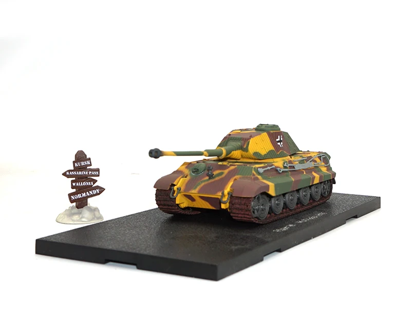 1/72 Тигр 2 валлония 1944 литой атлас военные модели танка Второй мировой