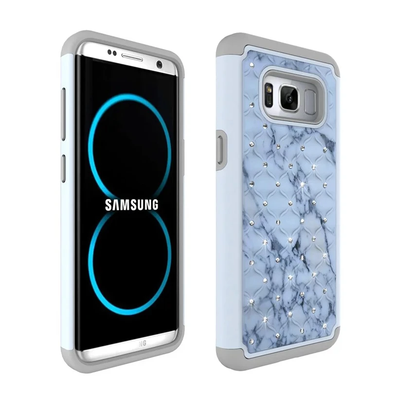 Для samsung Galaxy S8 плюс 6 2 &quotпятно дрель живопись мягкий силиконовый + PC в 1 Материал