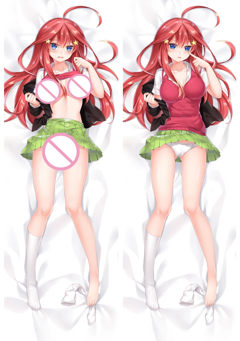 2019-февраль аниме The quintessence Quintuplets Nakano Nino Itsuki Dakimakura Чехол для подушки тела