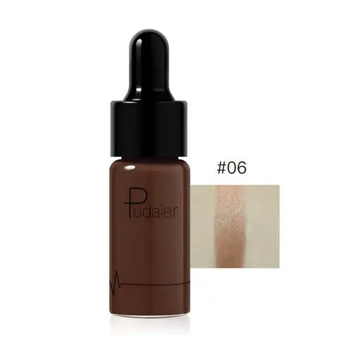 PUD06 SUNSET Pudaier высокая глянцевая жидкость осветляет шоколадный коричневый светящийся яркий Хайлайтер с эффектом загара блеск для губ Макияж лица женская красота - Цвет: PUD06 SUNSET