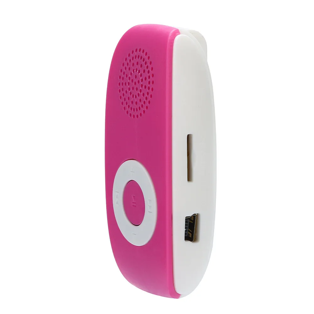 Горячий зажим USB mp3-плеер Поддержка SD TF карта 32 Гб Спорт Музыка Медиа встроенный динамик MP3 Музыка Медиа дети аудио музыкальный плеер