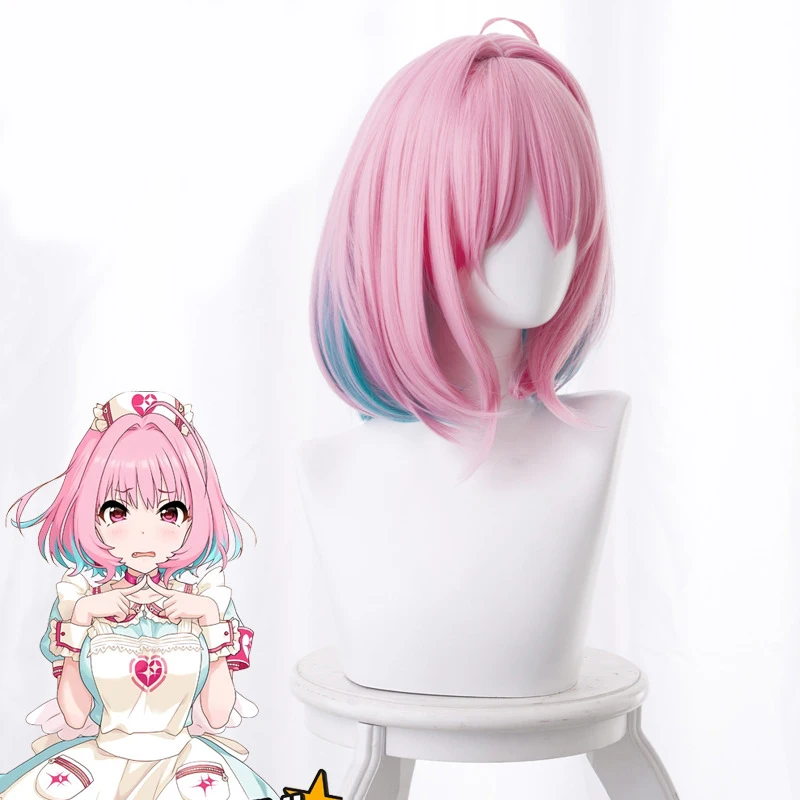Парик Золушки для девочек Idolmaster Yumemi Riamu термостойкий синтетический парик косплея
