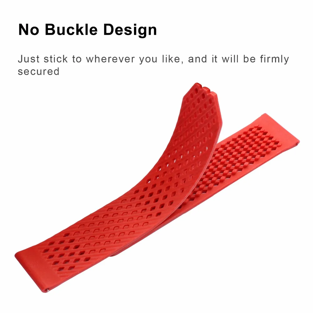 

Silicone Rubber Loop Watchband 22mm for Asus ZenWatch 1 2 Men WI500Q/501Q Vector LG G Watch Quick Release Band Wrist Strap Black