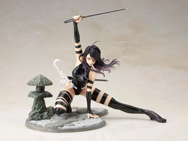 Kotobukiya Marvel Мстители супер герой X-men Psylocke фигурки 16 см