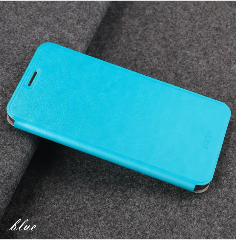 Небесно-голубой Для Xiaomi Redmi 7A чехол MOFI Флип из искусственной кожи чехол-подставка s для Xiaomi Redmi 7A Чехол-книжка в стиле книги - Цвет: Небесно-голубой
