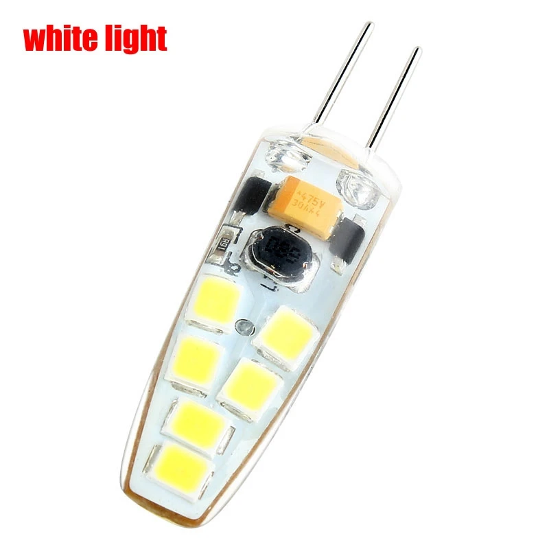 Суперъяркая Светодиодная лампа G4 2835SMD 12 с регулируемой яркостью лампочка