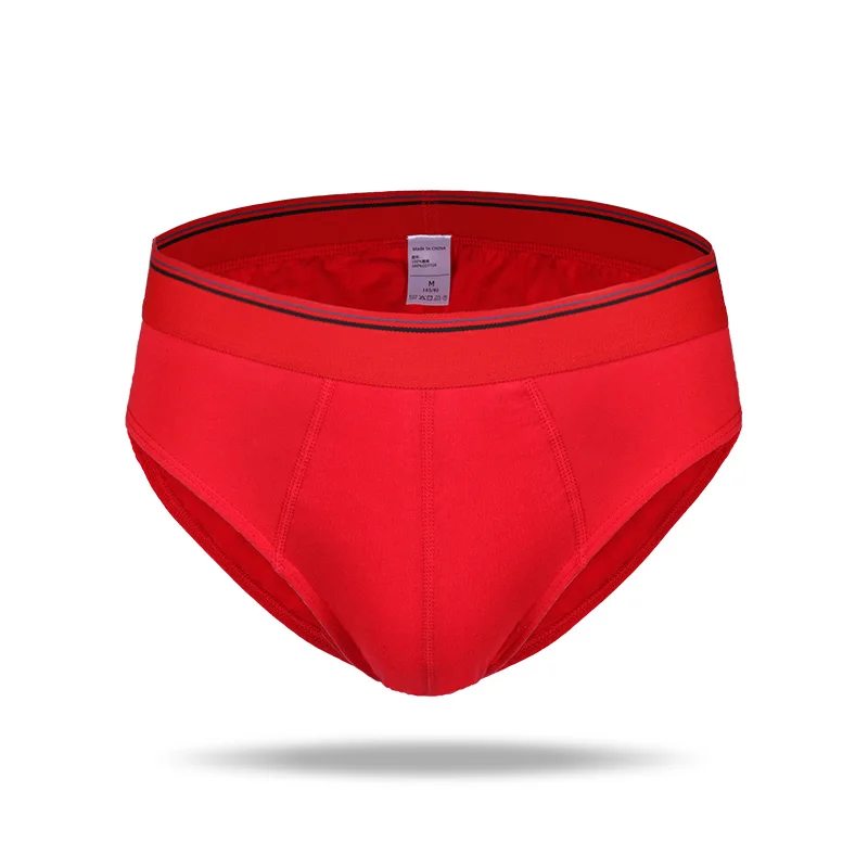 Трусы брифы мужские с подкладкой джоки пикантное нижнее белье 100% хлопок|mens underwear