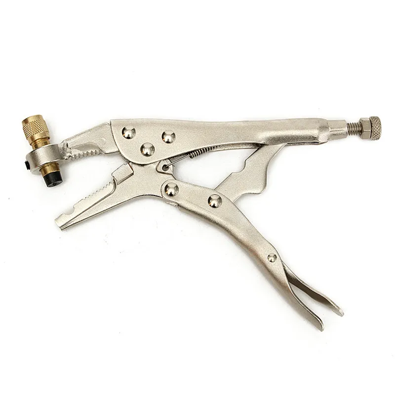 Air Conditioner Refrigerant Recovery Refrigeration Tube Steel Locking Plier Hand Tool | Инструменты