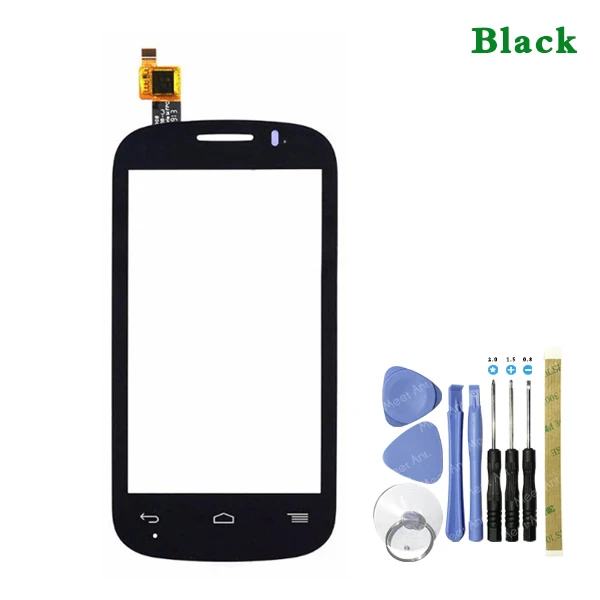 Высокое качество для Alcatel One Touch POP C3 Dual OT4033 4033 4033A 4033E 4033X 4033D ЖК-дисплей и сенсорный экран дигитайзер сенсор - Цвет: Only Black Touch