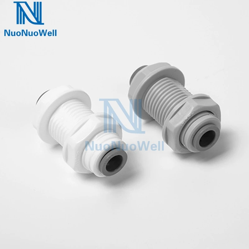 NuoNuoWell 1/4 'Ɖ/8'' переборка аквариумная трубка Водоочиститель RO воды быстрое