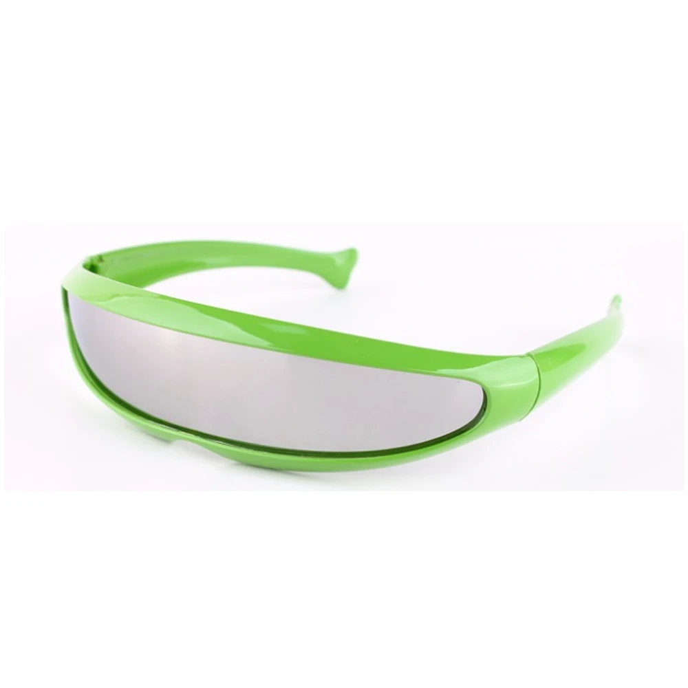 Green White Mercury MASCUBE мужские, женские, детские солнцезащитные очки X-men, персональные лазерные очки, крутые роботы, солнцезащитные очки, очки для вождения - Цвет линз: Green White Mercury