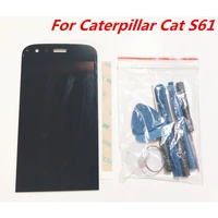 for caterpillar cat s61 lcd display 5 2 touch screen digitzer assembly repair panel glass accessories for cat s61 phone parts