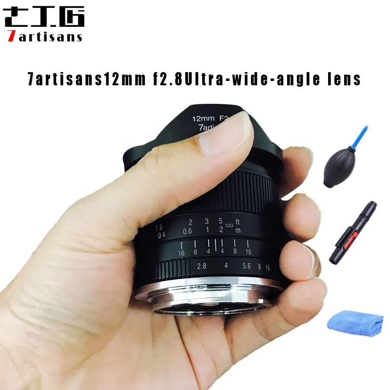 7 ремесленников 12 мм f2.8 ультра широкоугольный объектив для Sony A6500 A6300 A6000 A5100 A5000 NEX-3