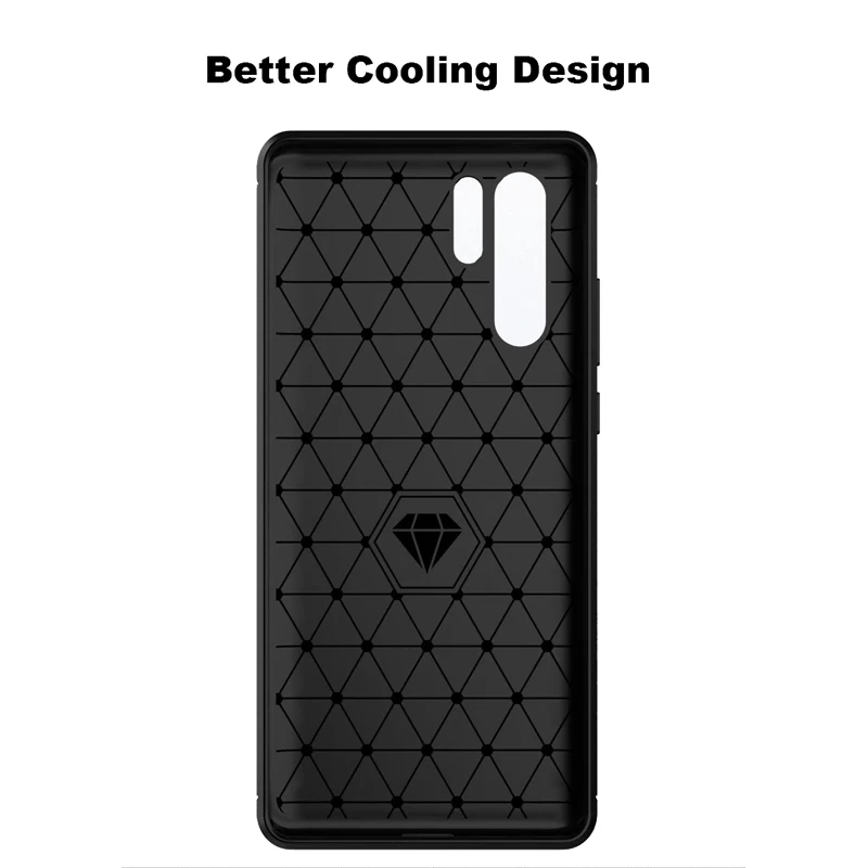 Mixzom для huawei p 30 P20/P20 Pro Чехол углеродное волокно силиконовый чехол-накладка из