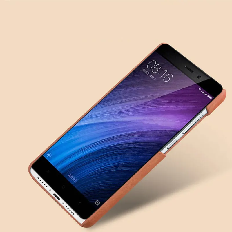 Redmi 4 Pro чехол MOFI оригинальный PC кожаный для Xiaomi твердый переплет 4A Дело Капа Coque