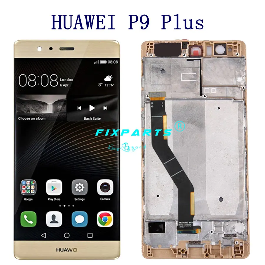 Оригинальный экран для HUAWEI P9 ЖК дисплей сенсорный дигитайзер Plus замена дисплея EVA