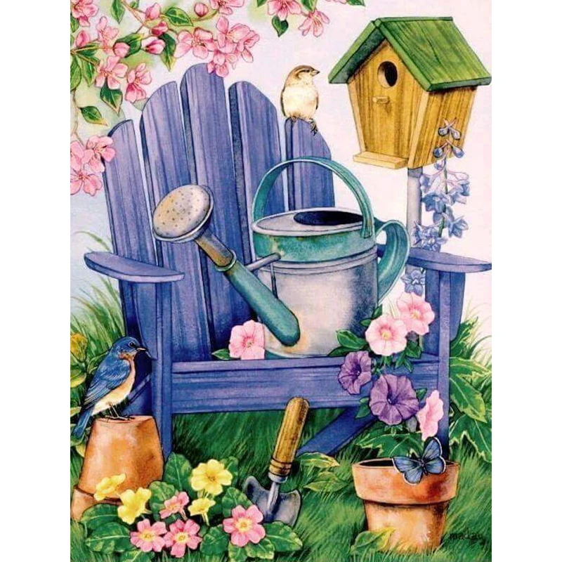 ZOOYA DIY Алмаз Вышивка Птицы в саду 5D алмазов картина вышивки крестом полный