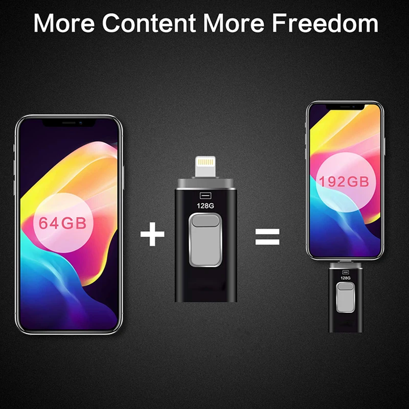 64 Гб USB флеш-накопитель для iPhone Memory Stick 32 Гб 16 Гб 64 Гб USB 3,0 Флешка Lightning Memory Stick для iPhone iPad iPod Android