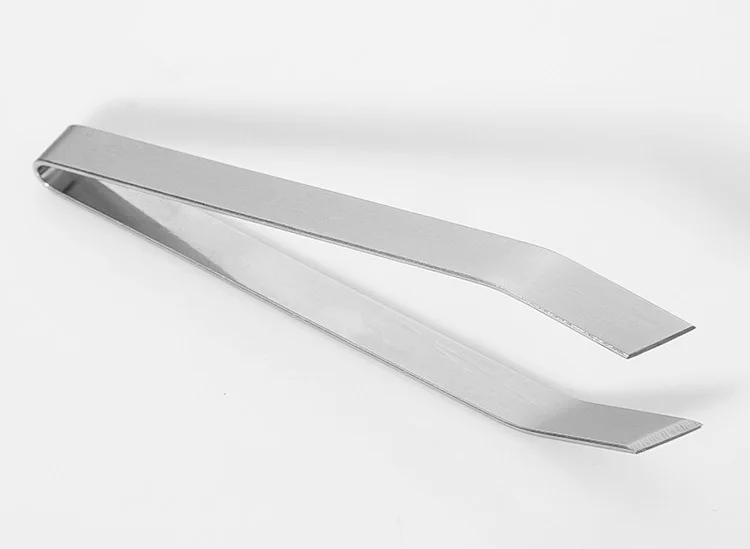 Bevel Елочка мех Bones щипцы Нержавеющая сталь Кухня поставки для удаления волос плоскогубцы Еда животного Перо Общипывать Remover инструмент - Цвет: Bevel