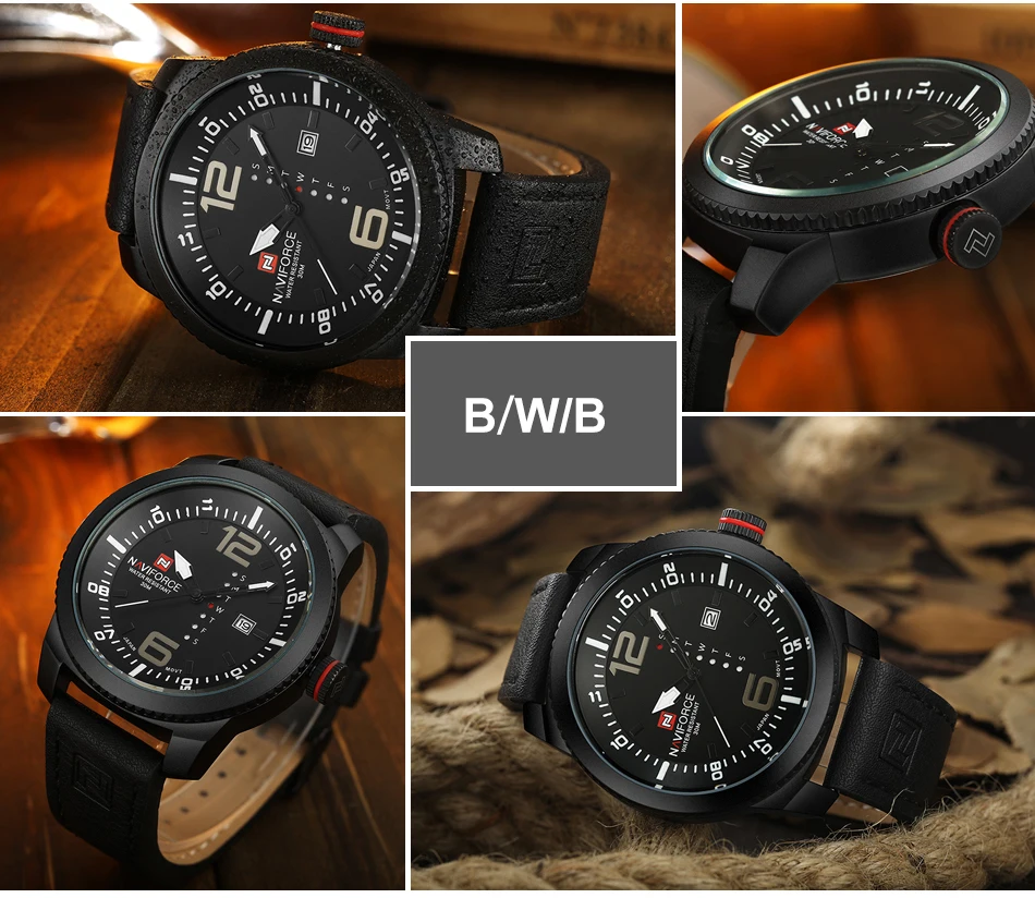 NAVIFORCE мужские повседневные спортивные часы армейские военные модные часы Отображение Даты Недели водонепроницаемые наручные часы мужские Relogio Masculino