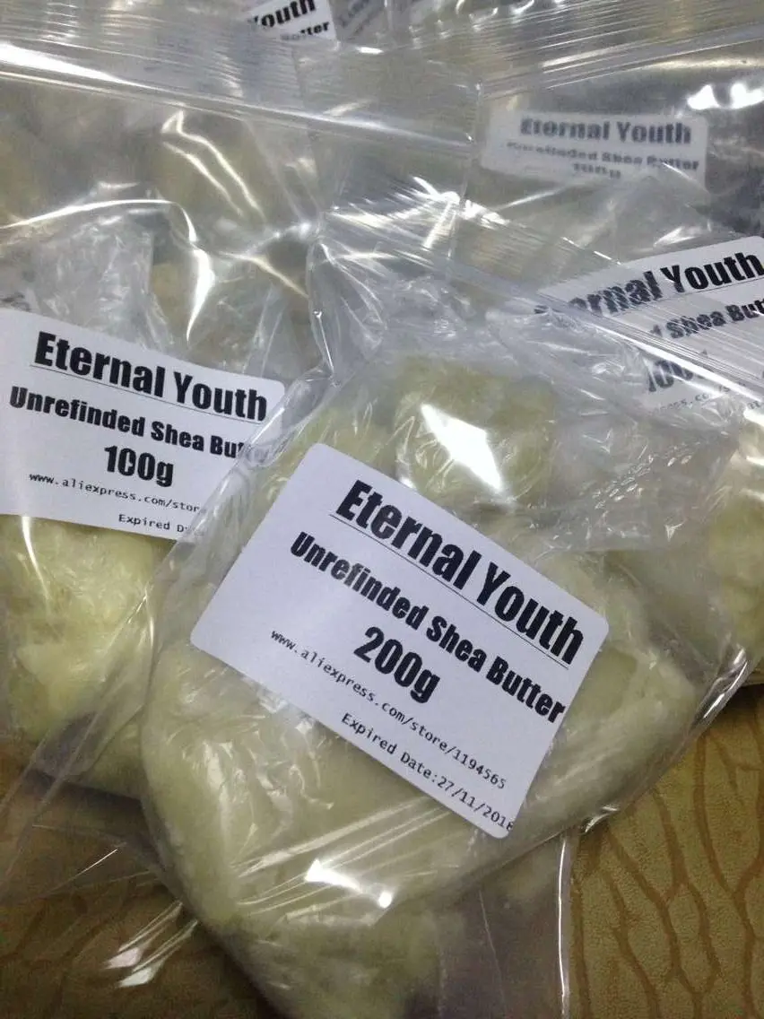 Натуральное масло ши вечная Молодежная Африка Гана неочищенная Органическая