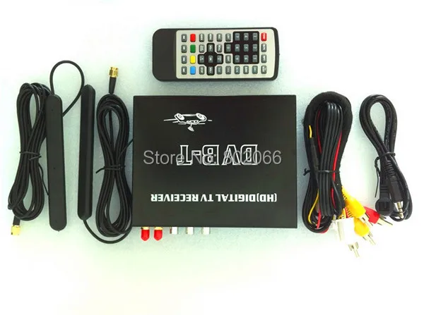 Новинка 2014 года автомобильный DVB-T DVBT MPEG-4 HD тюнер цифровой ТВ-приемник двойная