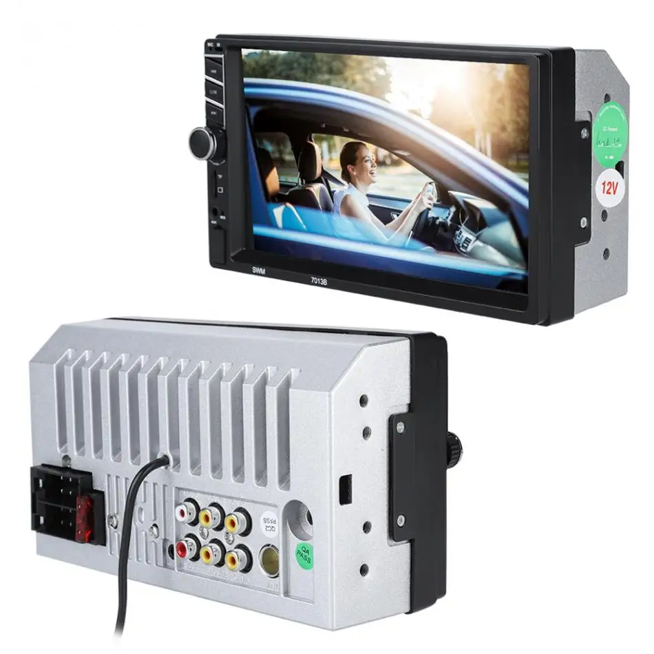 7 дюймов Большой Экран HD Автомобильный Bluetooth MP5 MP3 плеер Сенсорный экран Автомобильный мультимедийный MP5-7013B