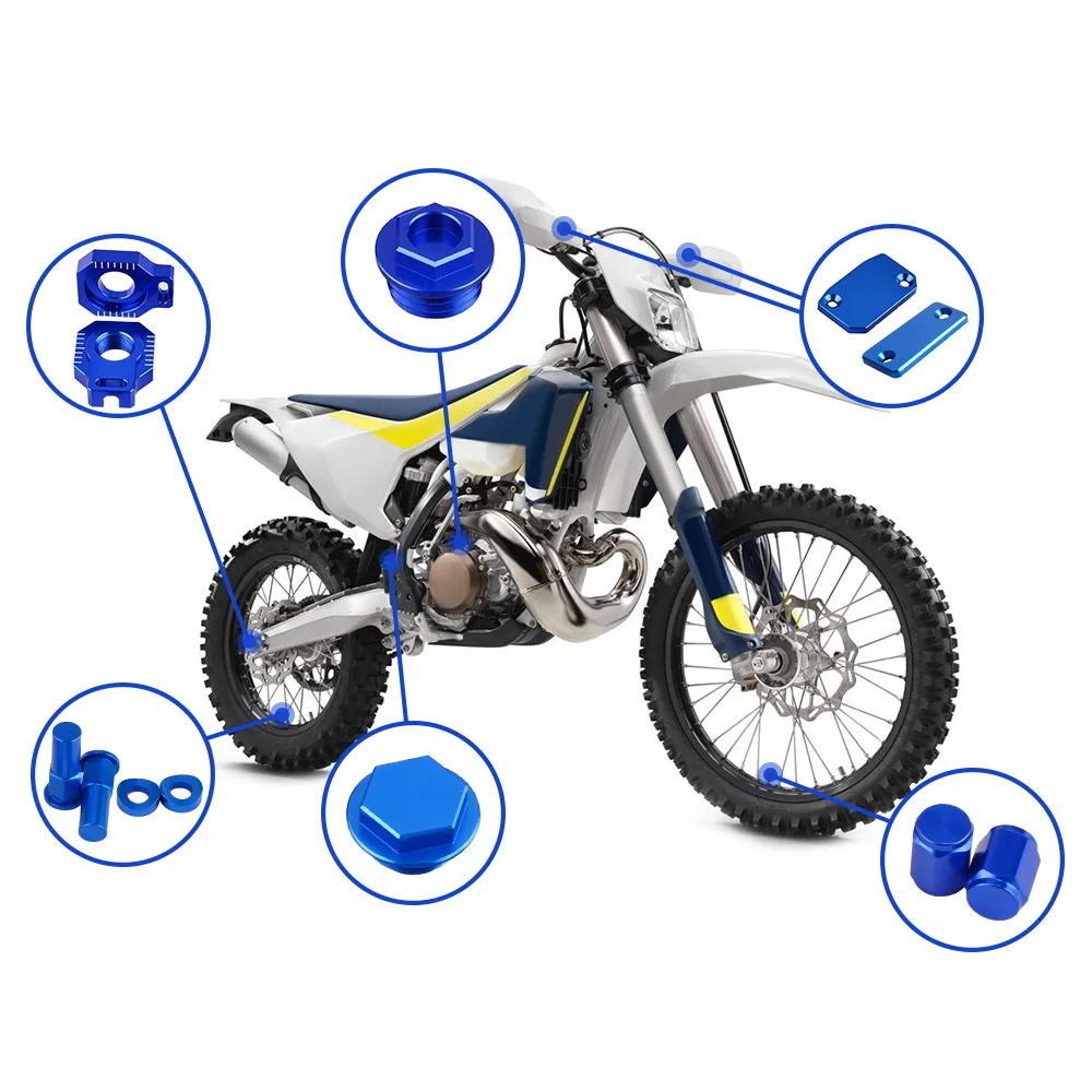 Для Husqvarna TE FE FX 125 150 250 350 450 501 Крышка Резервуара тормозного сцепления масляный