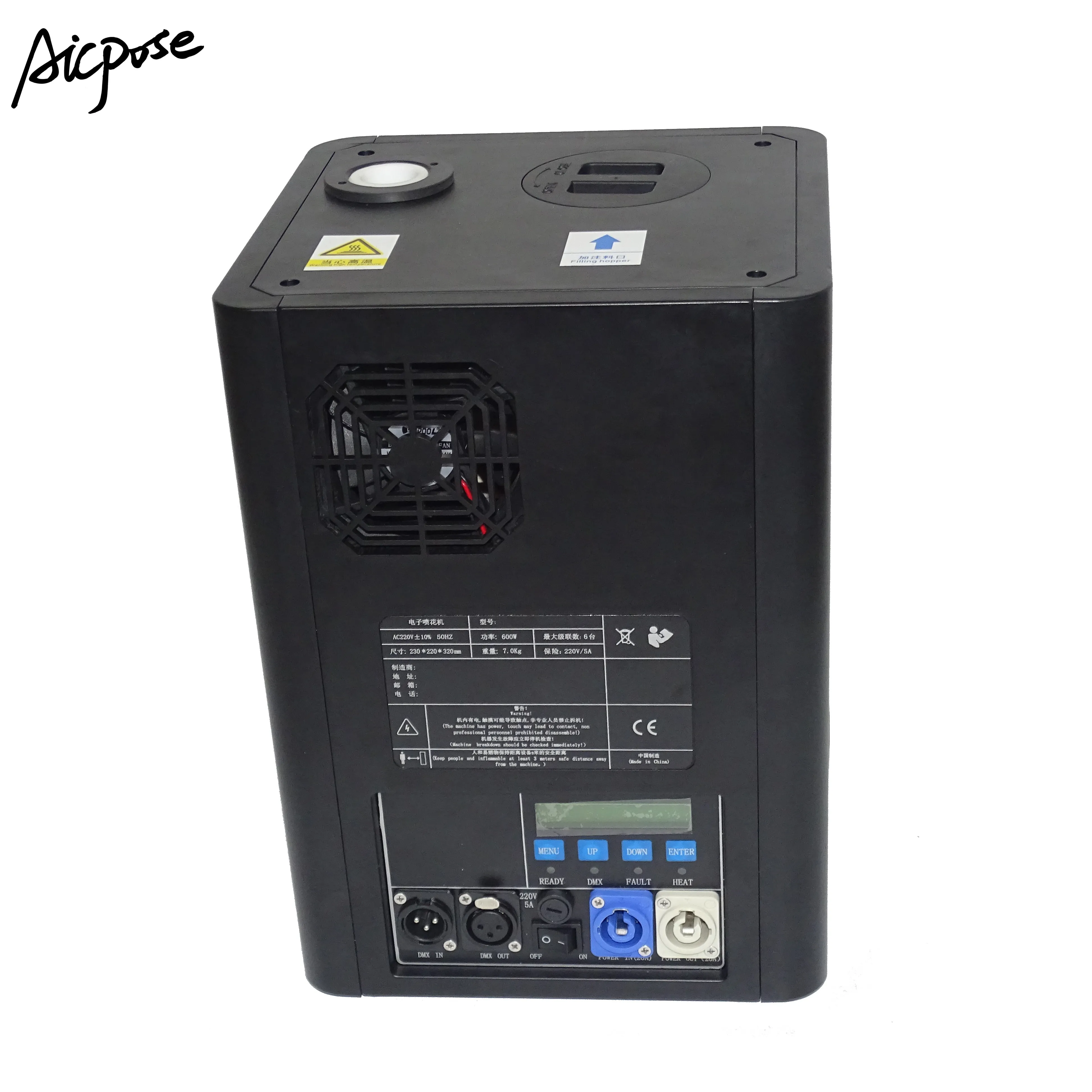 400W 600W Stage Flame Machine With Remote Control Spray Fire Dmx Projectors Equipment DMX Spark | Лампы и освещение