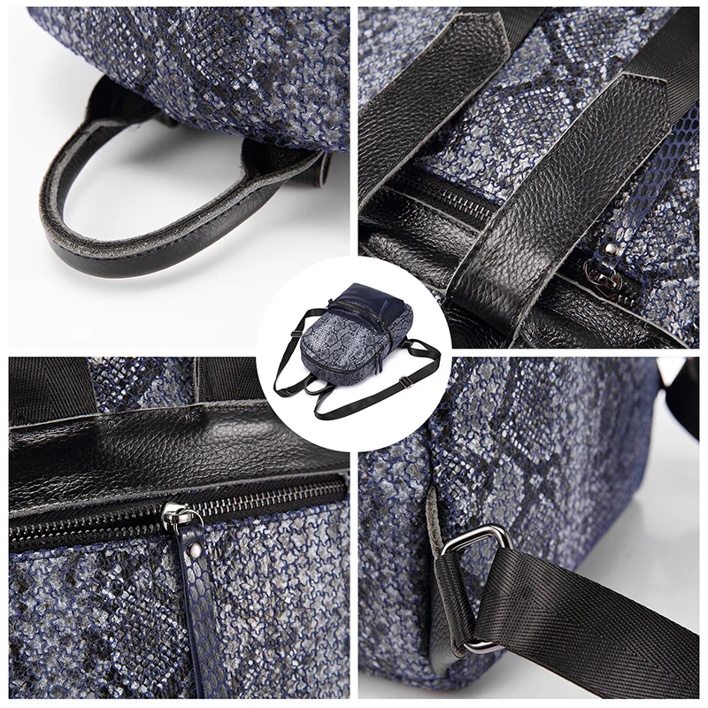 LOVEVOOK women backpack split leather multifunctional shoulder bag female large capacity fashion school bags for girls teenagers | Багаж и