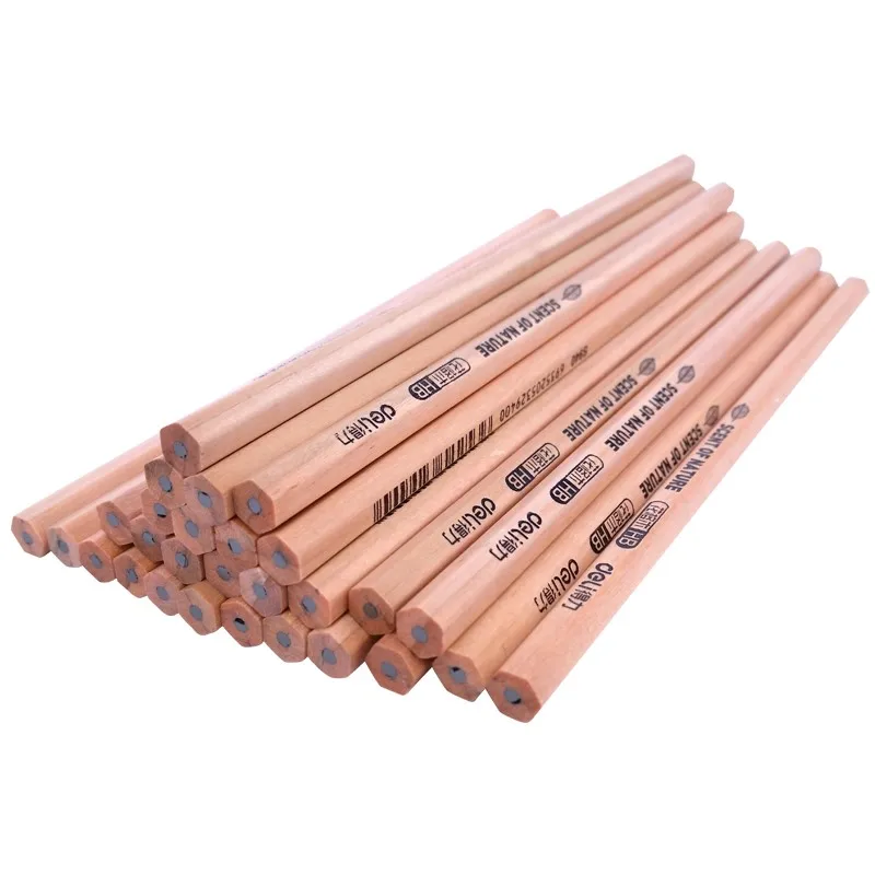 

10 Pcs/lot Wood-cased Graphite Pencils HB Soft Kids Wooden Pencils for School Supplies and Children Prize Gifts