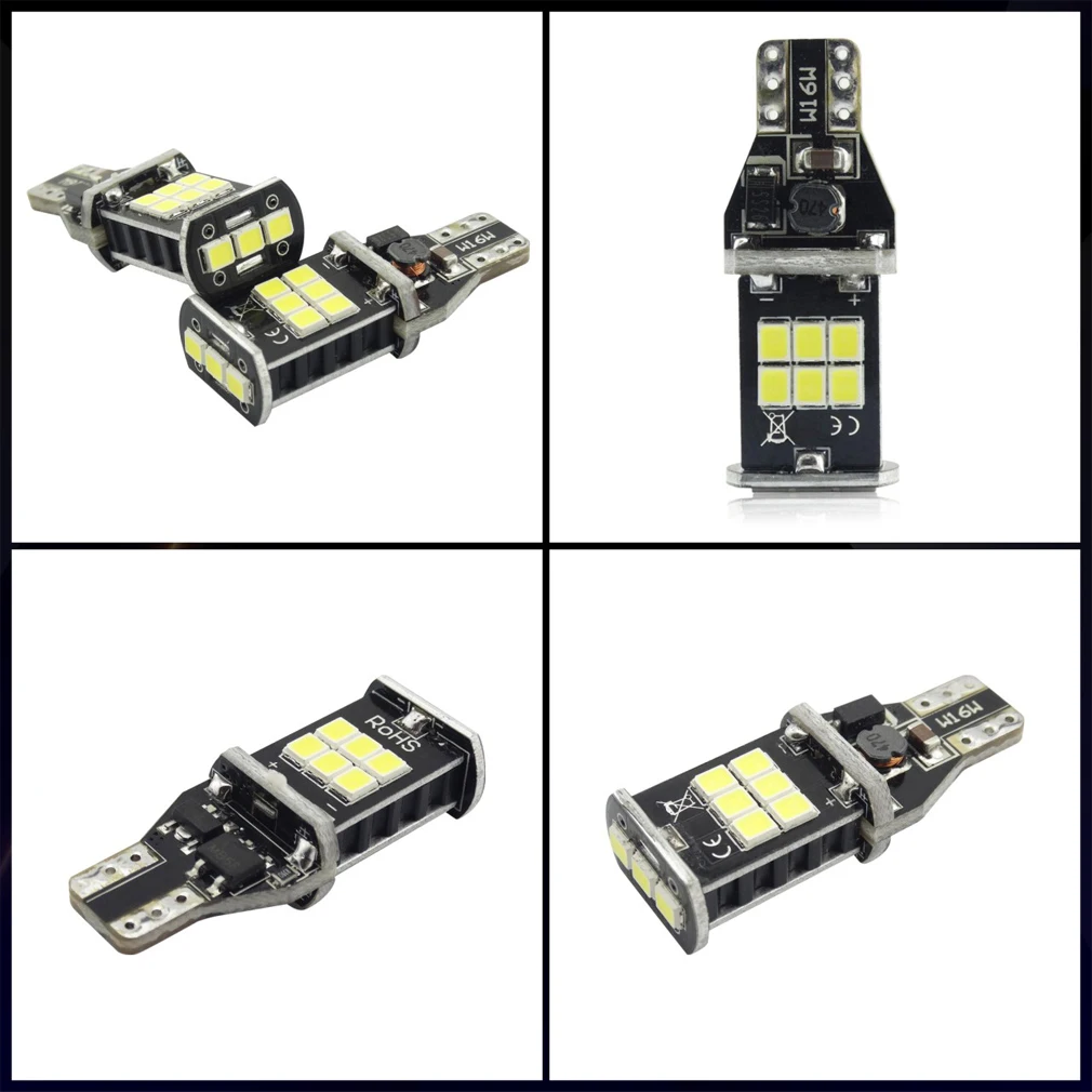 VANSSI 2x921 912 T15 T16 W16W WY16W светодиодные лампы 1000lm CANBUS без ошибок резервные сигнальные огни заднего хода Белый/янтарный 1 год гарантии