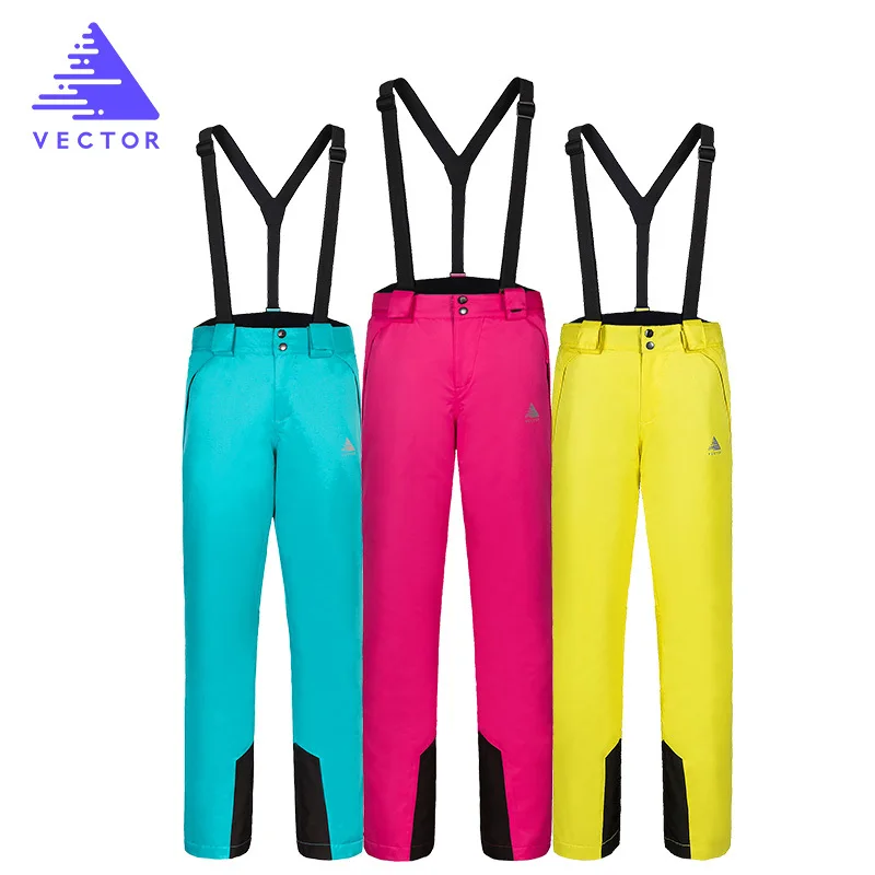 Водонепроницаемые женские лыжные штаны VECTOR для сноуборда зимние HXF70016 | Спорт и