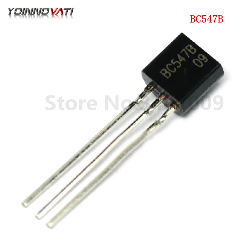 100pcs BC547B BC547 TO-92 Bipolar Transistors - BJT NPN 45V 100mA HFE/45 | Обустройство дома