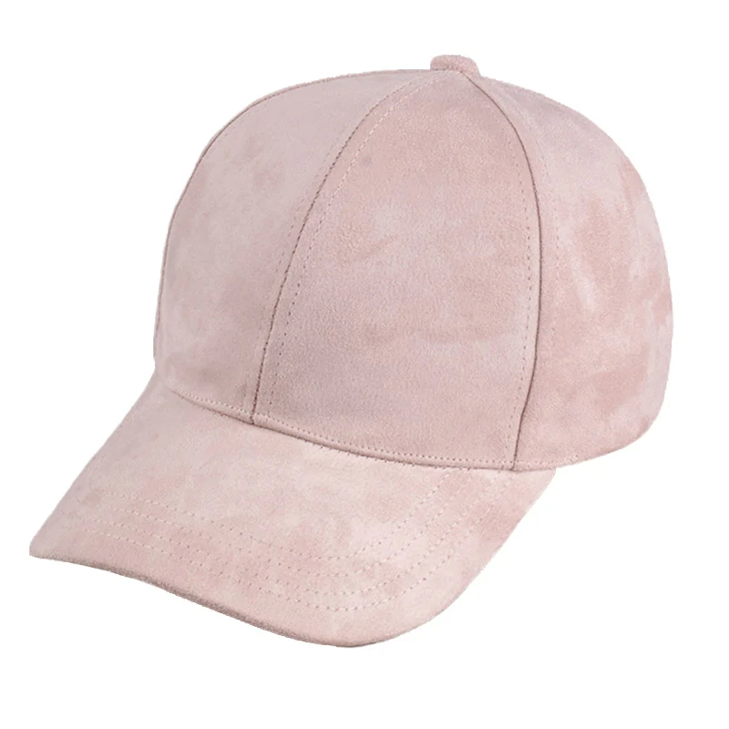 

Simple Solid Color Baseball Cap Women Men Macarons Suede Hat Female Candy Fashion Caps Man Hip Hop Trucker Hats CP0122