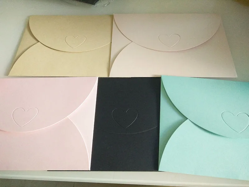 Конверты из плотной бумаги 50 шт. розовые/синие 4 шт.|wedding invitations postcards|wedding postcard