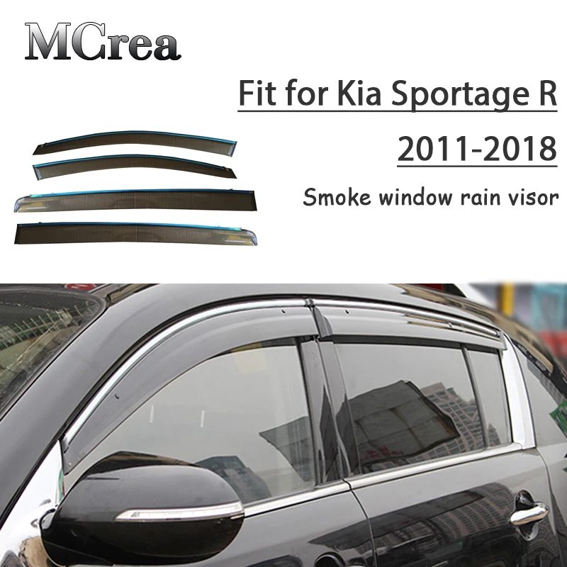 4 шт. автомобильные дефлекторы для козырька от солнца и дождя Kia Sportage R 2011