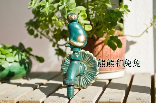 Бесплатная Доставка! Кран животных сад античный Европейский кран Стиральная