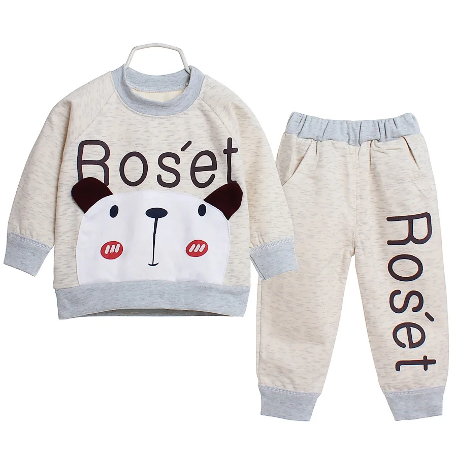 Bebe Clothing sets autumn 2017 long sleeve sweatshirt suits for baby boys girls children clothes infant outfits toddler newborn