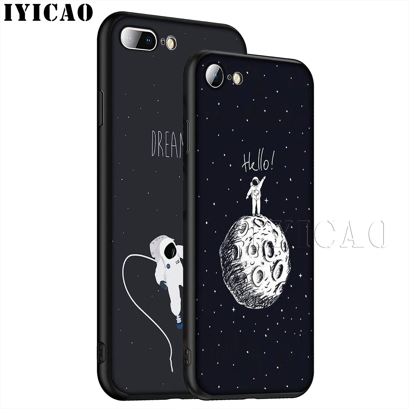 Cosmonaut Planets Cosmos Stars Better Soft Silicone Phone Case for iPhone XR X XS 11 Pro Max 6 6S 7 8 Plus 5 5S SE 10 Cover |