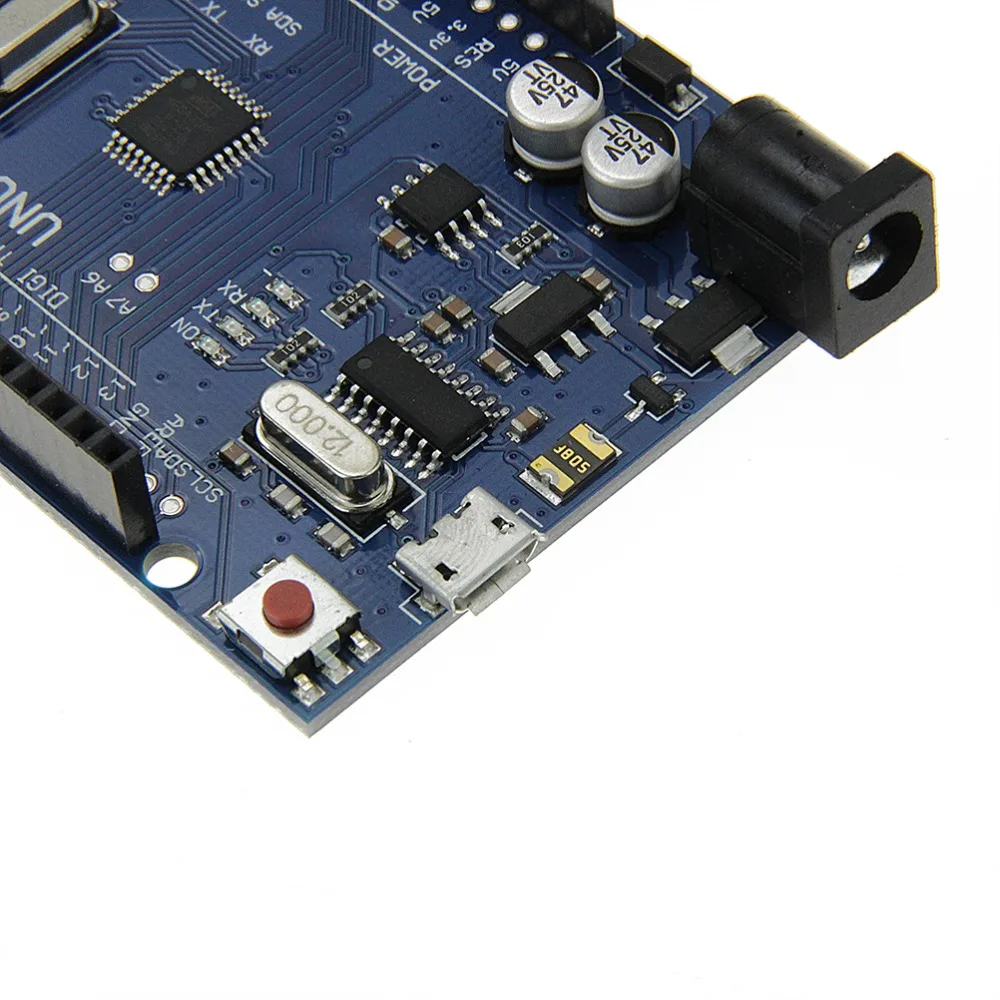 Плата ATmega328P CH340G UNO R3 для Arduino модуль с голубыми штифтами улучшение