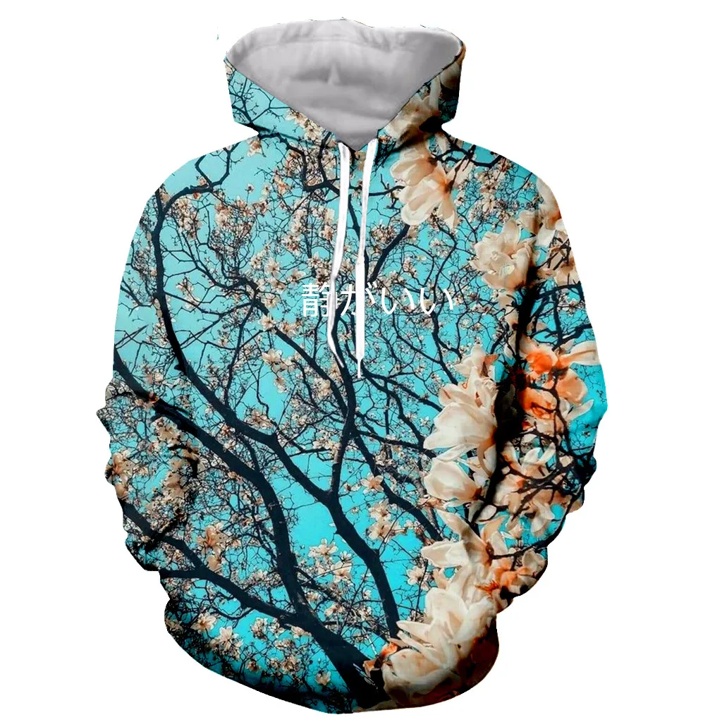 New arrive popular Cherry blossoms 3D print men women fashion cool t shirt/hoodies/sweatshirts/vest/ tops dropshipping | Мужская одежда