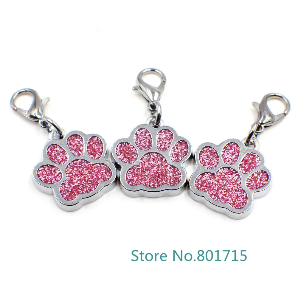10 шт. Брелоки для ключей с эмалью|paw print|dog cat paw printsenamel |