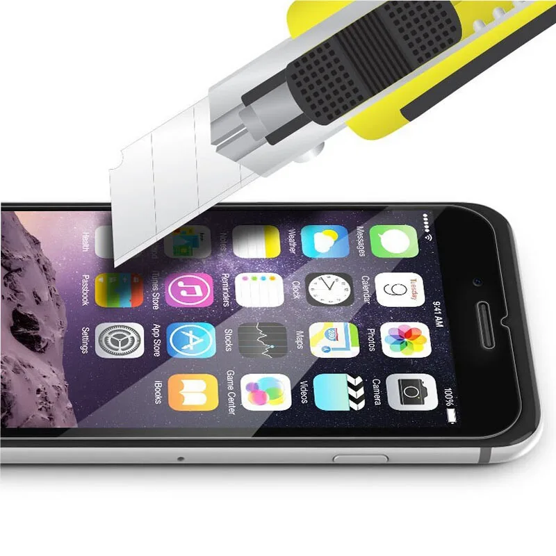 Закаленное стекло для iPhone 6 6S 7 8 Plus X Xr Xs Max SE пленка 12 mini 11 Pro 7Plus Защитная