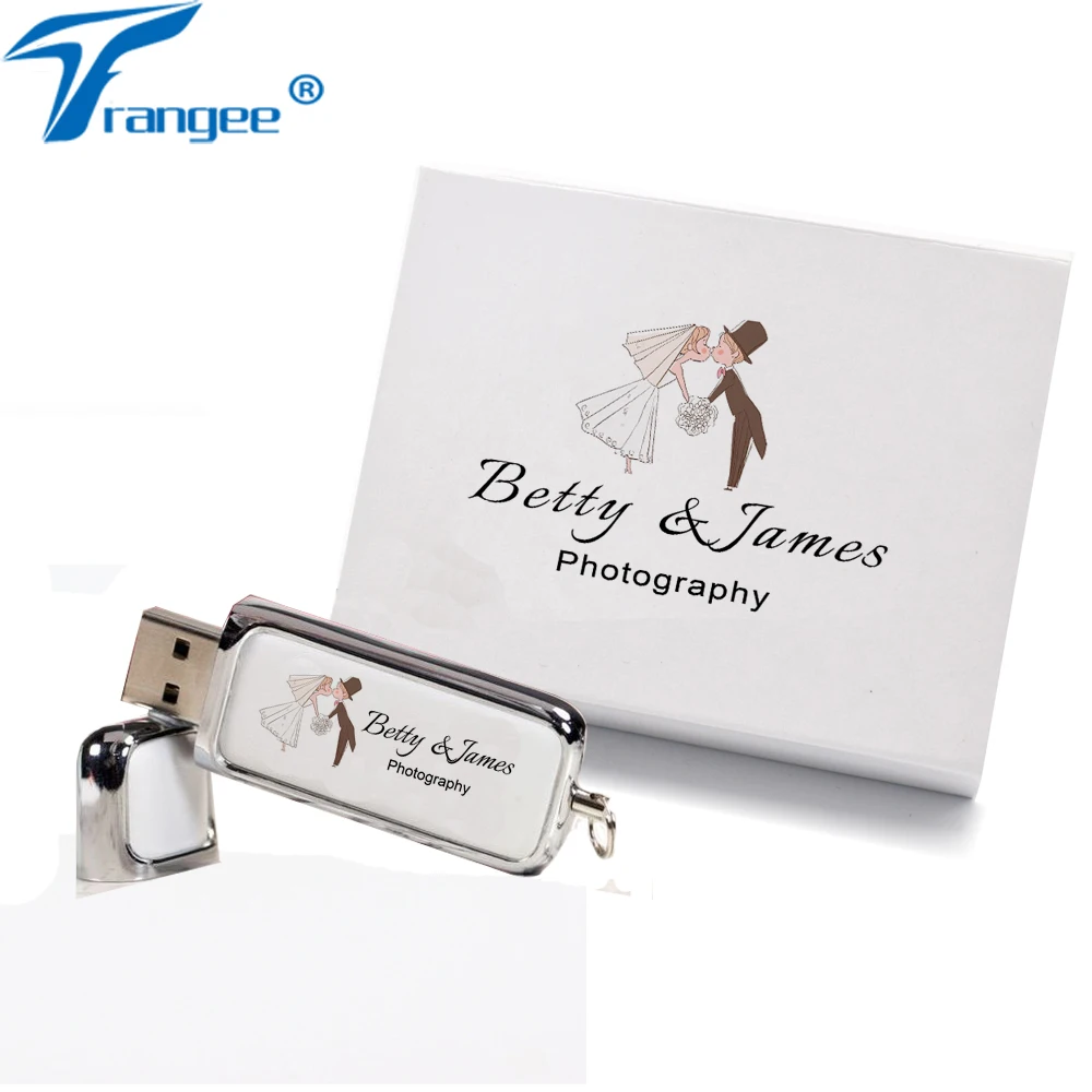 Флэш накопитель USB Trangee 10 шт./лот 4 ГБ 8 16 32 64 кожаная Флэшка с картонной коробкой