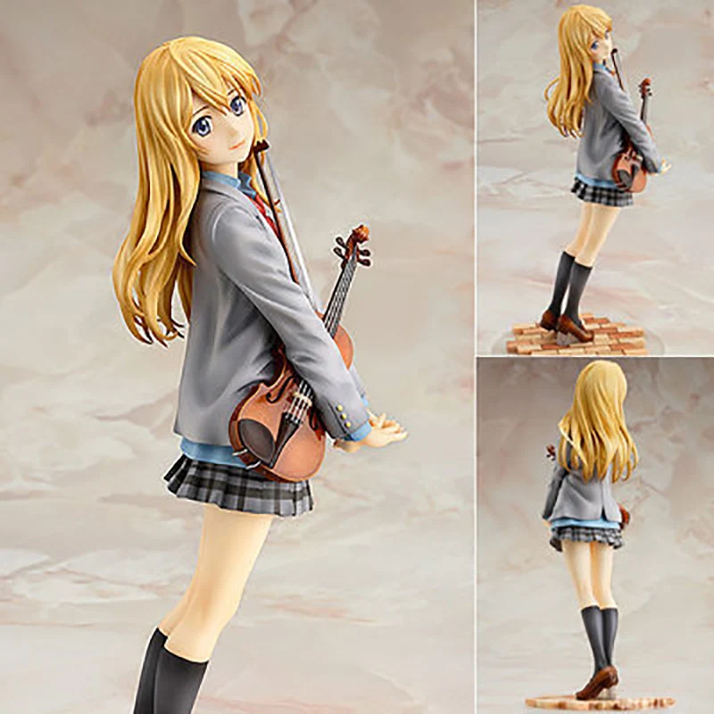 20 см ваша лежа в апреле Miyazono Kaori фигурка героя мультфильма ПВХ аниме японская
