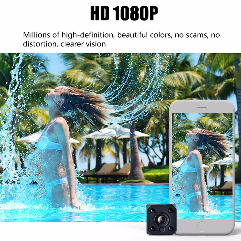 HD мини-камера маленькая камера 1080 P видения Видеокамера микро видео камера DVR DV Motion recorder Беспроводная ip-камера дистанционного управления камера видеонаблюдения видеокамера видеорегистратор скрытая камера