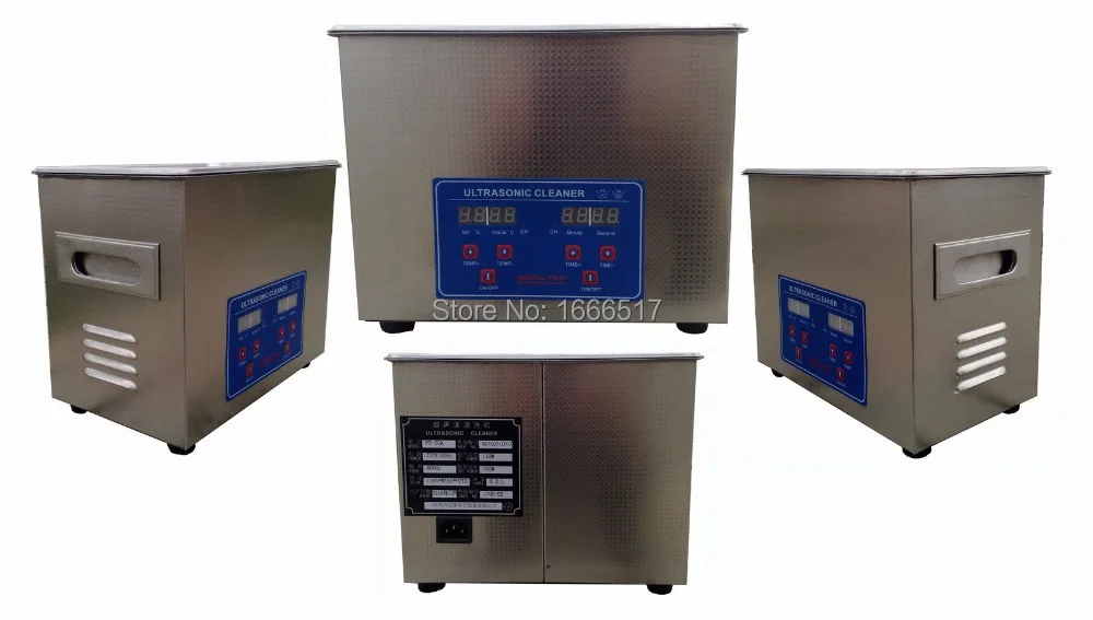 3.2L Ультразвуковой очиститель Нагреватель Цифровой 120 Вт для ювелирных часов